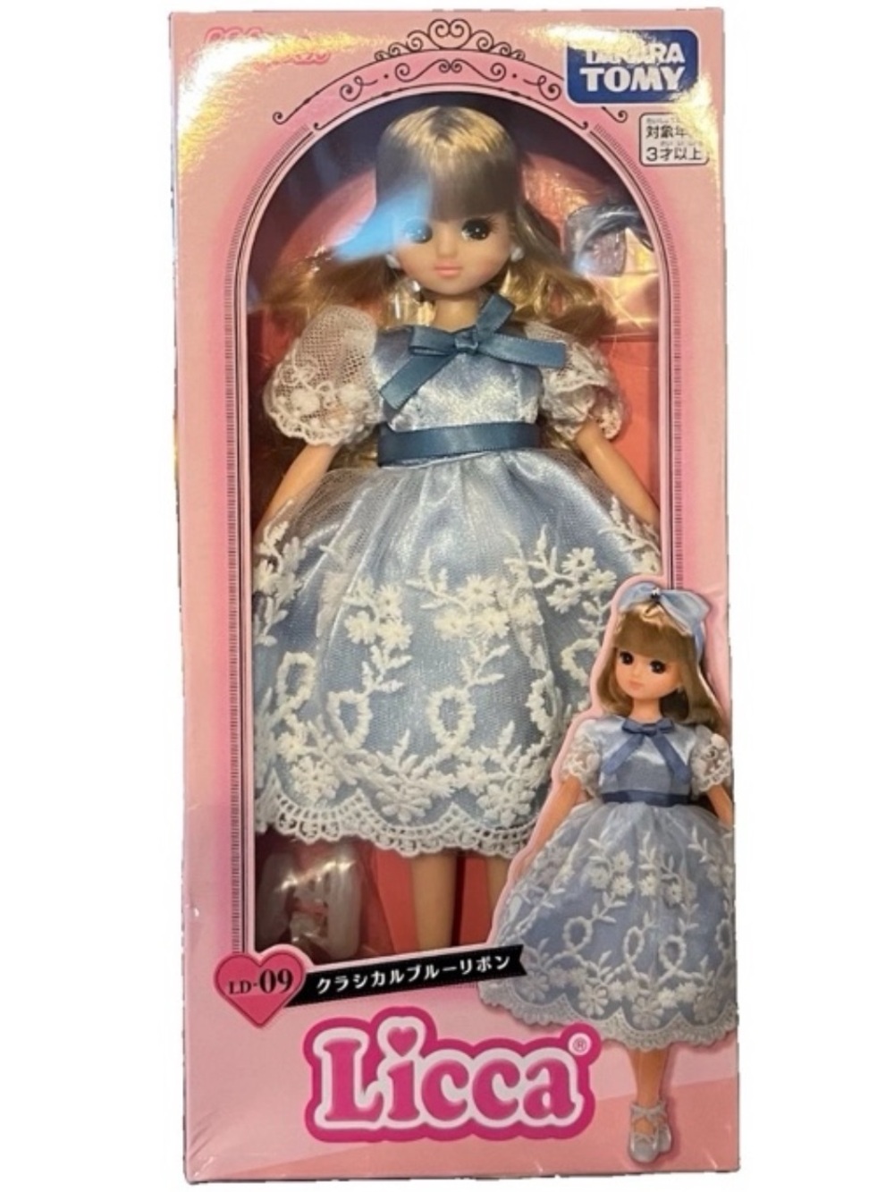 Takara Tomy Classical Blue Ribbon Licca Chan Imported Fashion Doll
